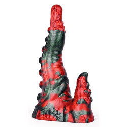 MONSTERED Gode Bukolix 16 x 5cm Noir et Rouge